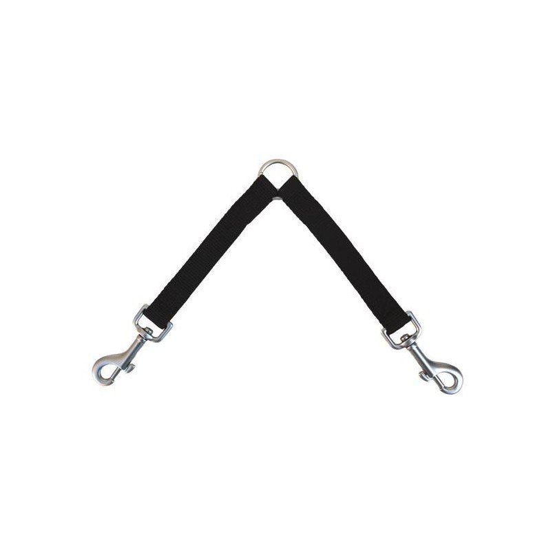 Acople Nylon Duo XL Negro 20mmx45cm. Freedog