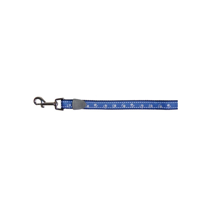 Correa nylon reflectante 15mm AZUL Freedog