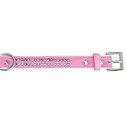 Collar polipiel Brillantes azul 2