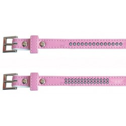 Collar polipiel Brillantes rosa 2