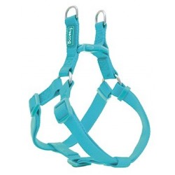 Arnés nylon basic tipo-A TURQUESA 20mm Freedog