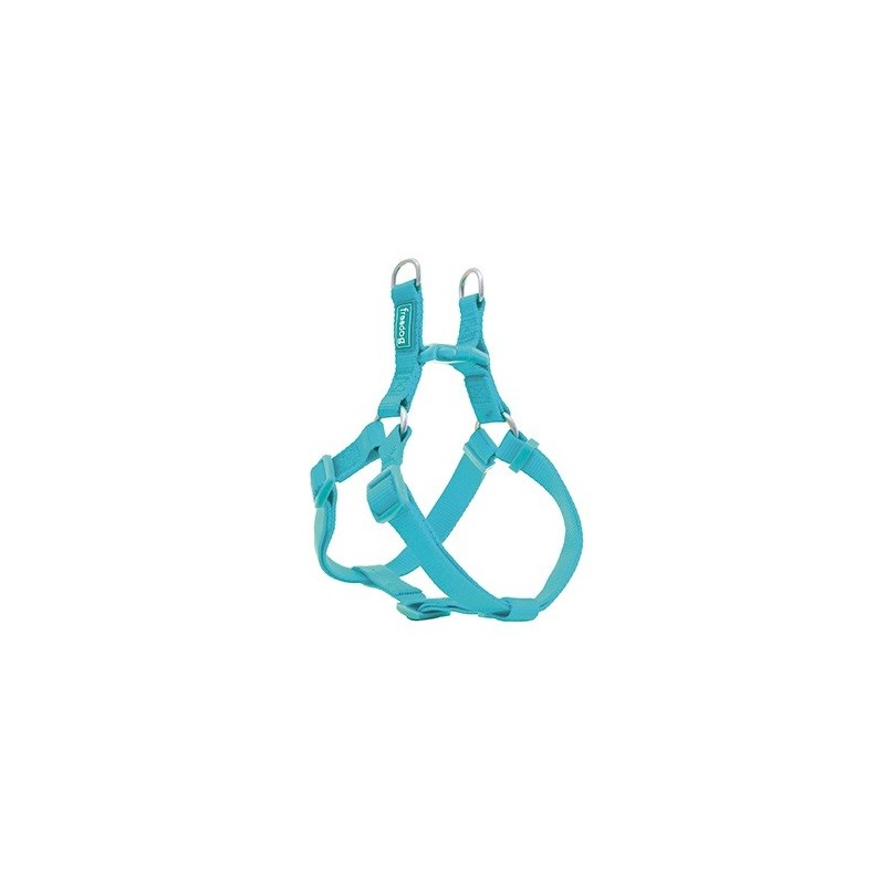 Arnés nylon basic tipo-A TURQUESA 20mm Freedog