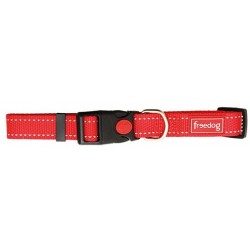 Collar nylon reflect ROJO 15mm Freedog