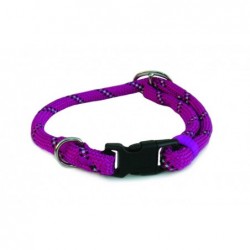 Collar Nylon Round Reflectante Hike (rosa) 13mmX65cm Freedog