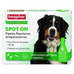 Pipetas Antiparasitarias Perro Grande 6x2ml Beaphar