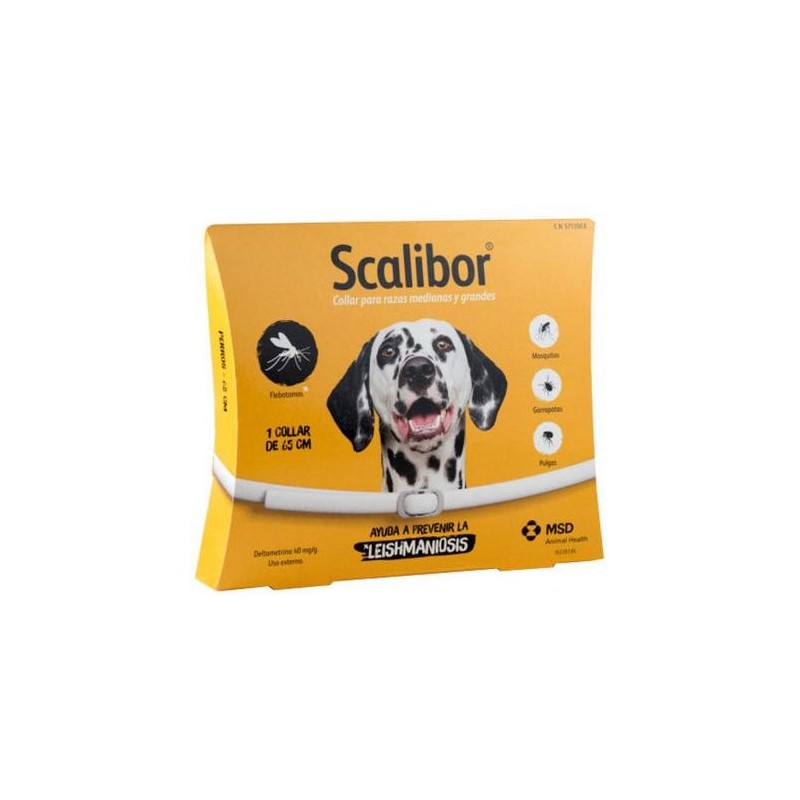 Collar Antiparasitario Perro Scalibor 65cm Collar Antiparasitario Perro Scalibor 65cm