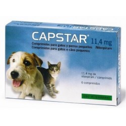 Pastillas Antiparasitarias Perro Pequeño y Gatos Capstar