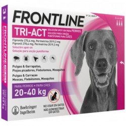 Pipetas Antiparasitarias Perro 20-40kg 3x4ml Tri-act Frontline