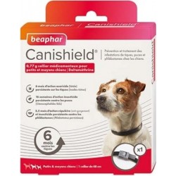 Collar Perro Antiparasitario Canishield Beaphar 1 x 48 Cm