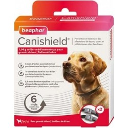 Collar Perro Antiparasitario Canishield Beaphar 2 X 65 Cm