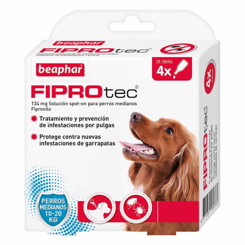 Fiprotec Spot On Para Perro 10-20kg (4x1