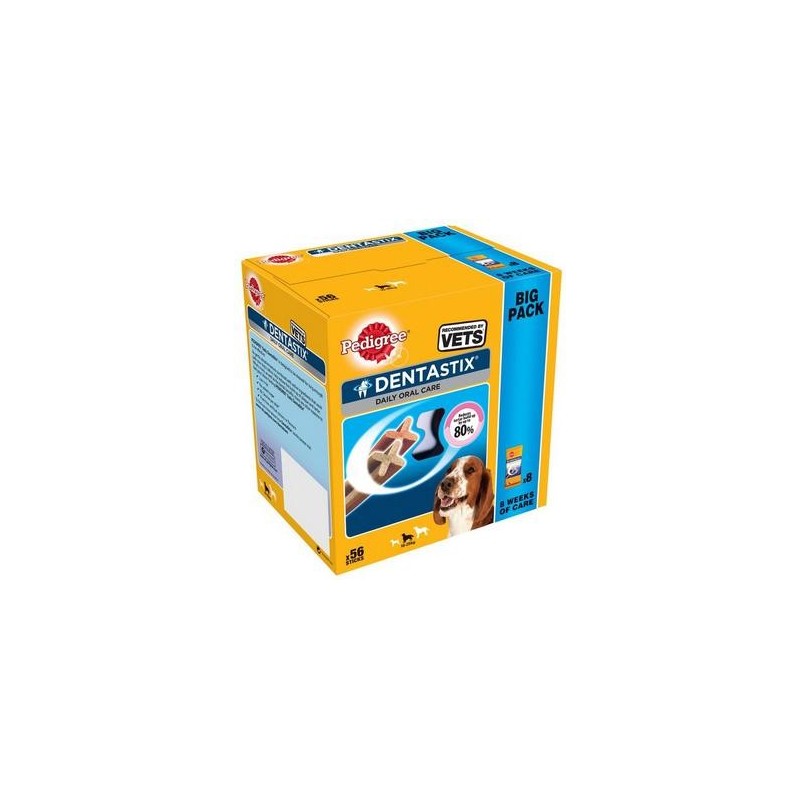 Snack Perro Dentastix Mediano 56uds Pedigree