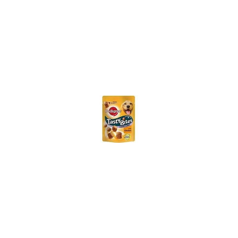 Snack Perro Tasty Bites Chewy Cubes Aves 130gr Pedigree