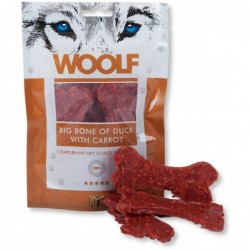 Snack Perro Huesos de Pato con Zanahoria 100gr Woolf