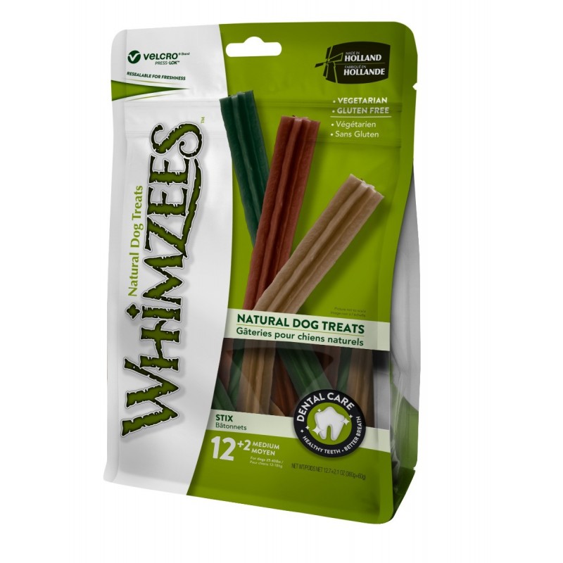 Snack Hueso Estrella 14 Sticks Talla M Whimzees