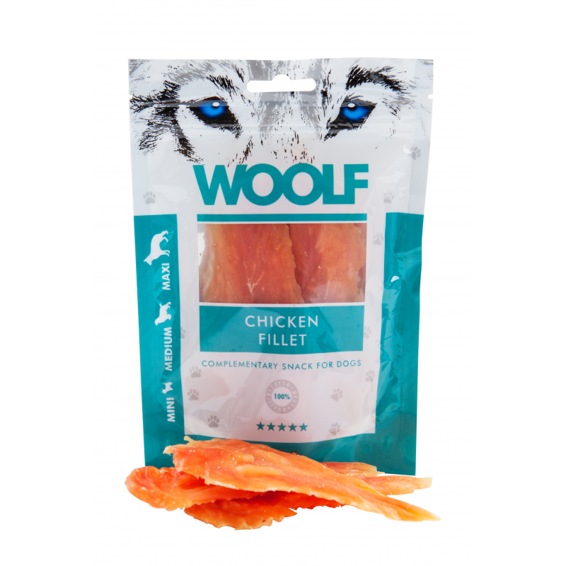 Snack Perro Filete de Pollo 100gr Woolf