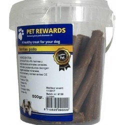 Snack Perro Barritas Pollo 500gr Pet Rewards
