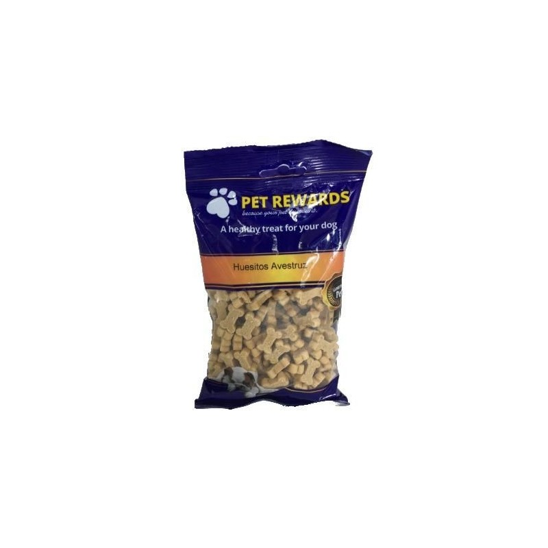 Snack Perro Huesitos de Avestruz 200gr Pet Rewards