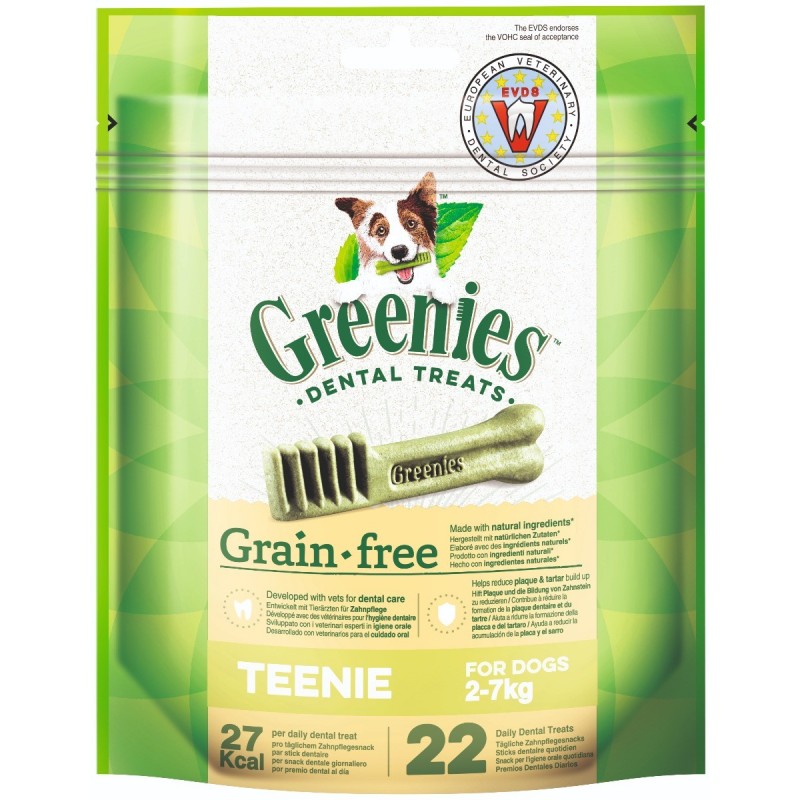 Snack Dental Perro Mini 170 gr. Grain Free Greenies