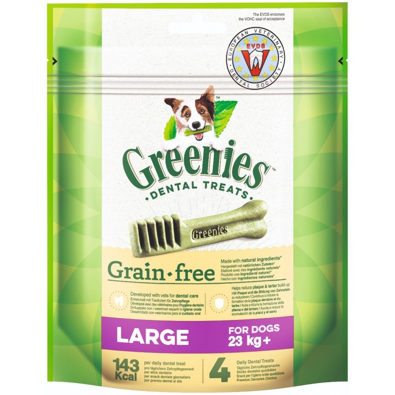 Snack Dental Perro Grande 170 gr. Grain Free Greenies