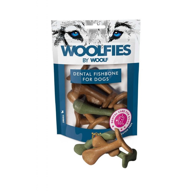 Woolfies Cepillo Fishbone S (11 pzs) 200 gr Woolf