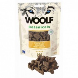 Snack Perro Woolf Botanicals Pollo con yuca 80 gr.