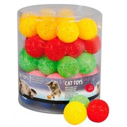 Juguete Bote Pelota Brillante 5cm 60pcs Freedog