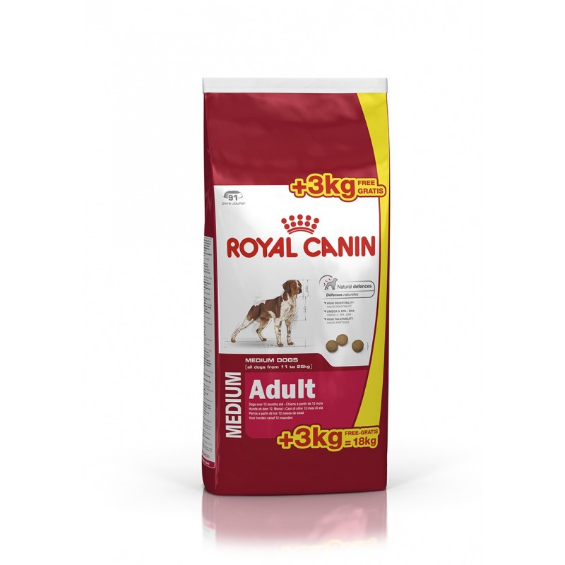Royal Canin Pienso Perro Medium Adulto 15+3kg