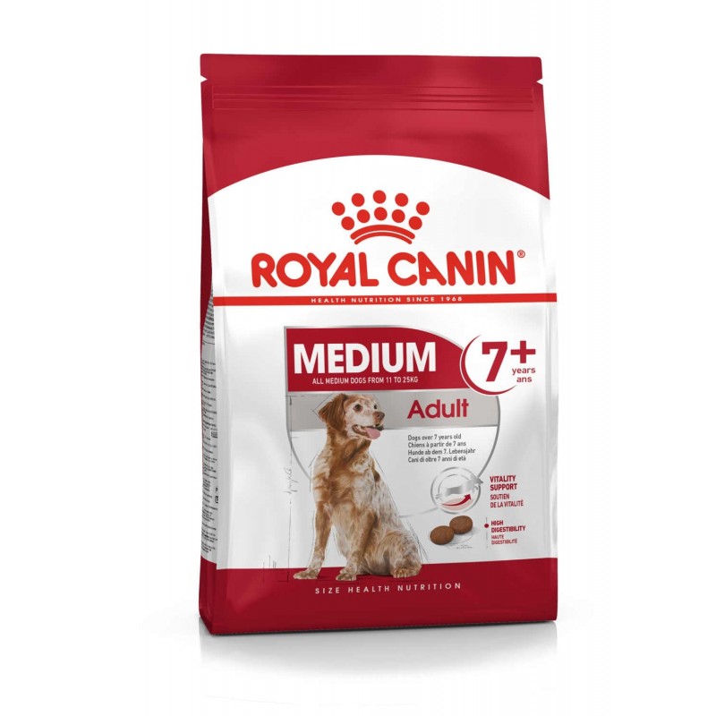 Royal Canin Pienso Perro Medium Adulto +7 4kg