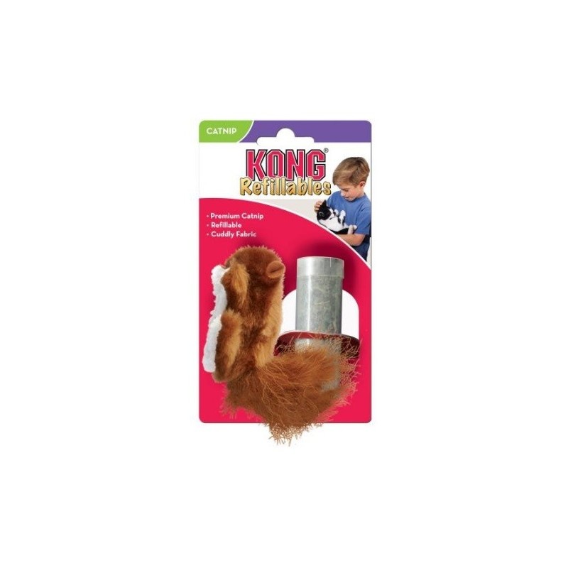 Peluche Para Gato Ardilla (Catnip Gratis) Kong NQ4