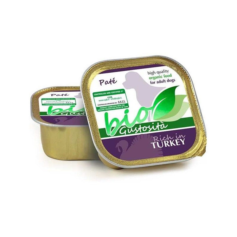 Pienso Húmedo Perro Paté Pavo Bio 1x150gr Kippy WD5811