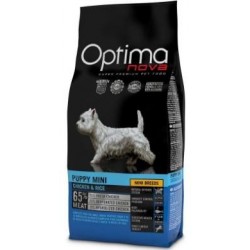 Pienso Perro Pollo y Arroz Puppy Mini 2kg Optimanova Visan