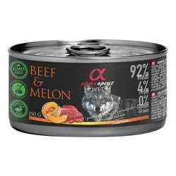 Pienso Húmedo Perro Ternera y Melón 1x150gr Alpha Spirit
