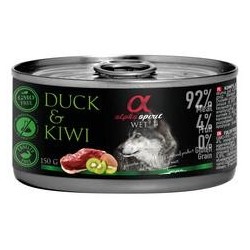 Pienso Húmedo Perro Pato y Kiwi 1x150gr Alpha Spirit