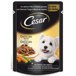 Pienso Húmedo Perro Delicias en salsa 100gr Cesar