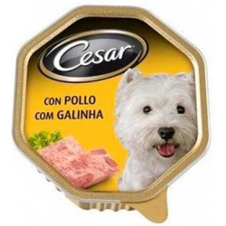 Pienso Húmedo Perro Pollo Tarrina Clásicos 150gr Cesar