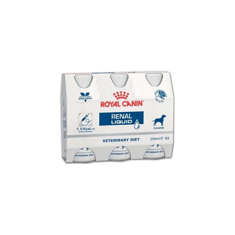 Royal Canin Pienso Perro Renal Liquid 3x200ml