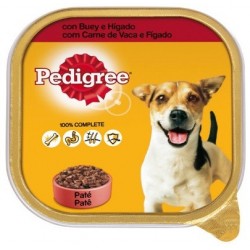 Pienso Húmedo Perro Paté Buey e Hígado 300 Gr Pedigree