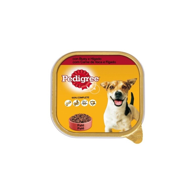 Pienso Húmedo Perro Paté Buey e Hígado 300 Gr Pedigree