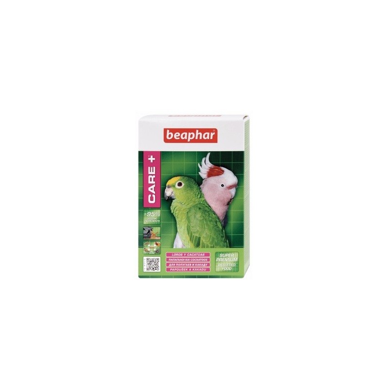 Alimentación Care+ Para Loros/Amazonas 1kg Beaphar