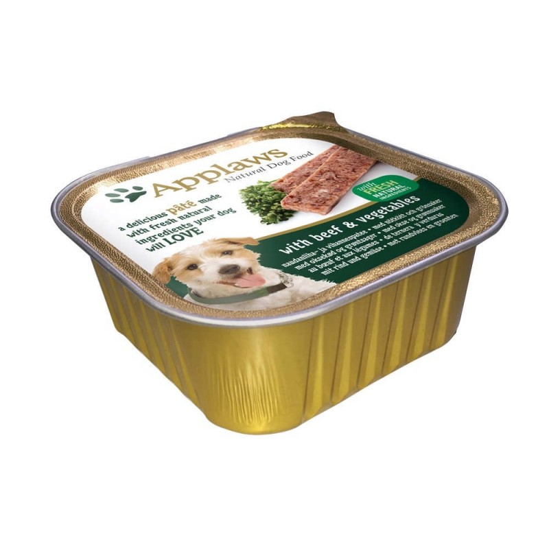 Pienso Perro Paté Ternera y Vegetales 150 gr. Applaws