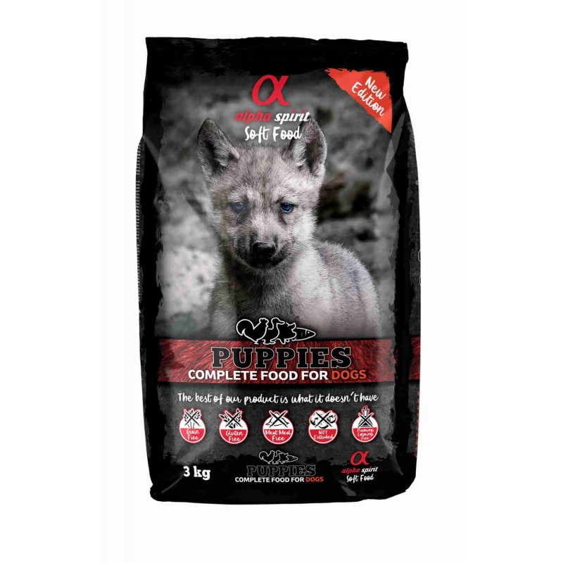 Pienso Semihúmedo Puppies Saco 3 Kg. Alpha Spirit