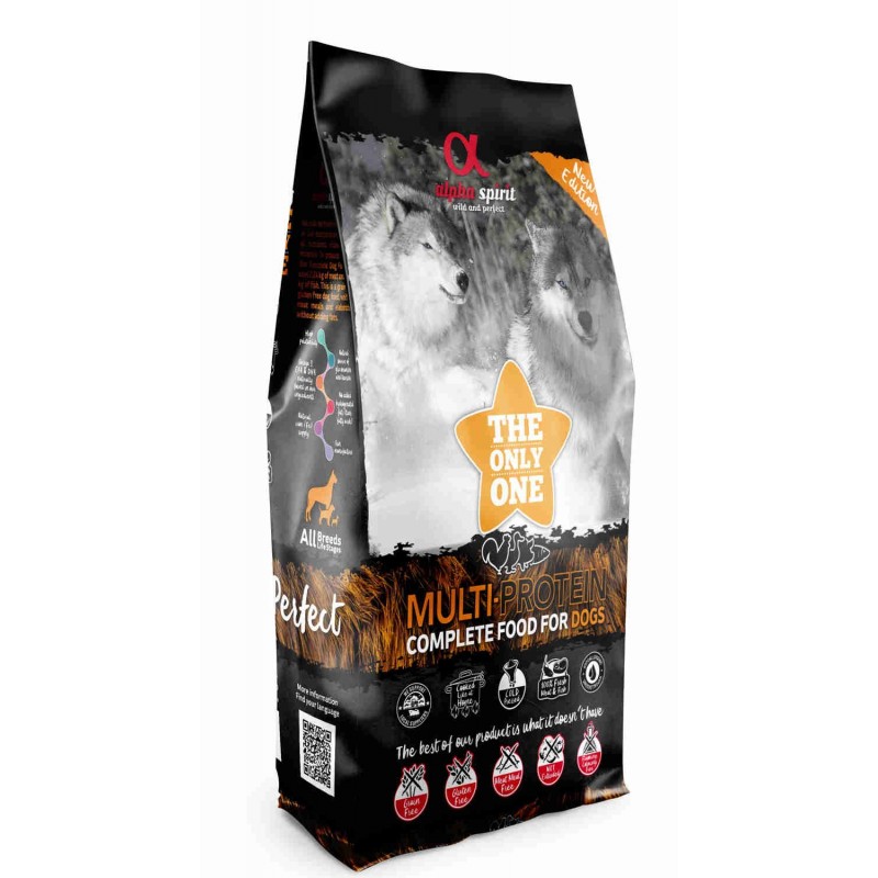 Pienso Grain Free Multiprotein The Only One Saco 12 Kg. Alpha Spirit