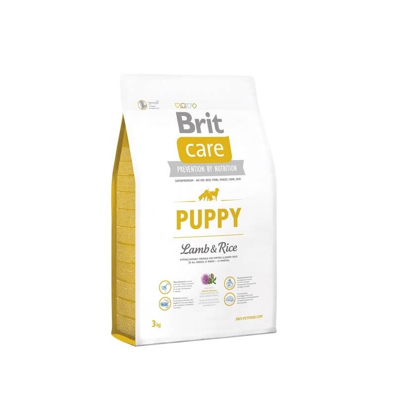 Pienso Perro Puppy Lamb and Rice 3kg Brit Care