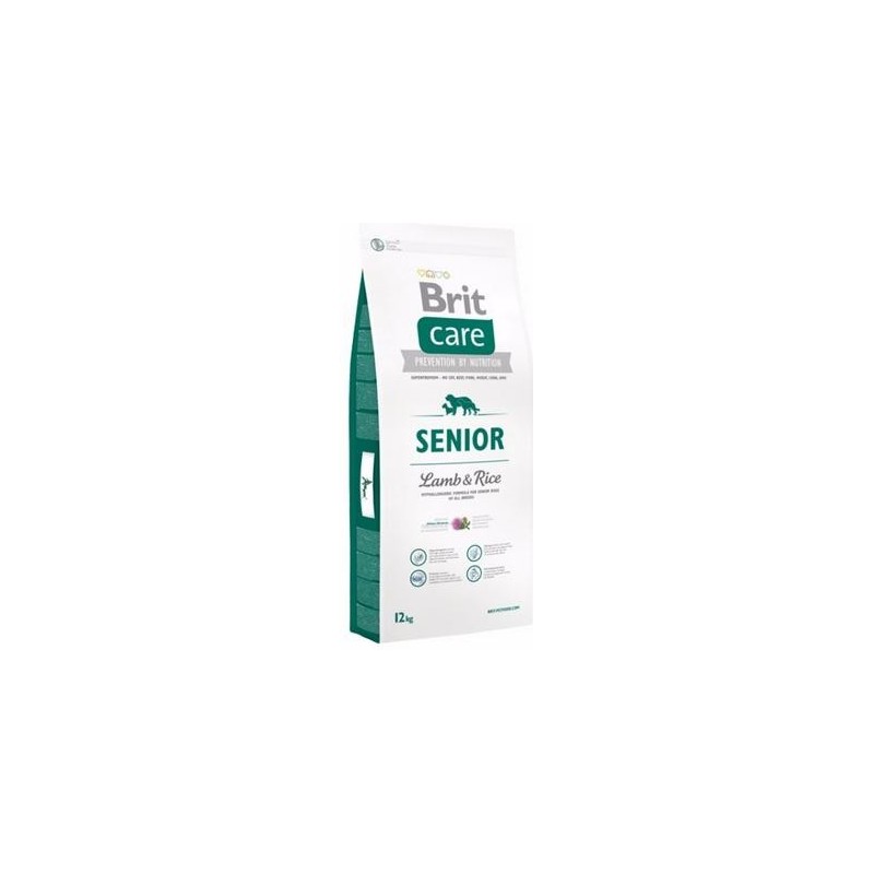 Pienso Perro Senior Lamb and Rice 12kg Brit Care