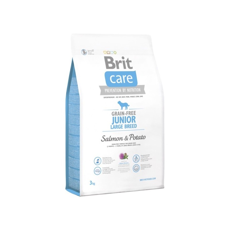 Pienso Perro Sin Cereales Junior Large 3kg Brit Care