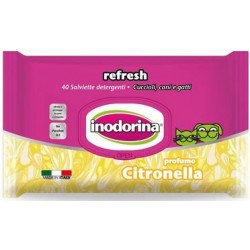 Toallitas Perro y Gato Refresh Citronella Inodorina