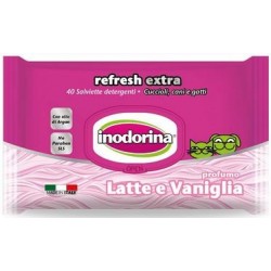 Toallitas Perro y Gato Refresh Extra Leche y Vainilla Inodorina