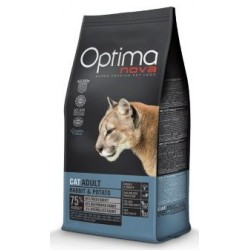 Pienso Gato Conejo Adulto 8kg Optimanova Visan