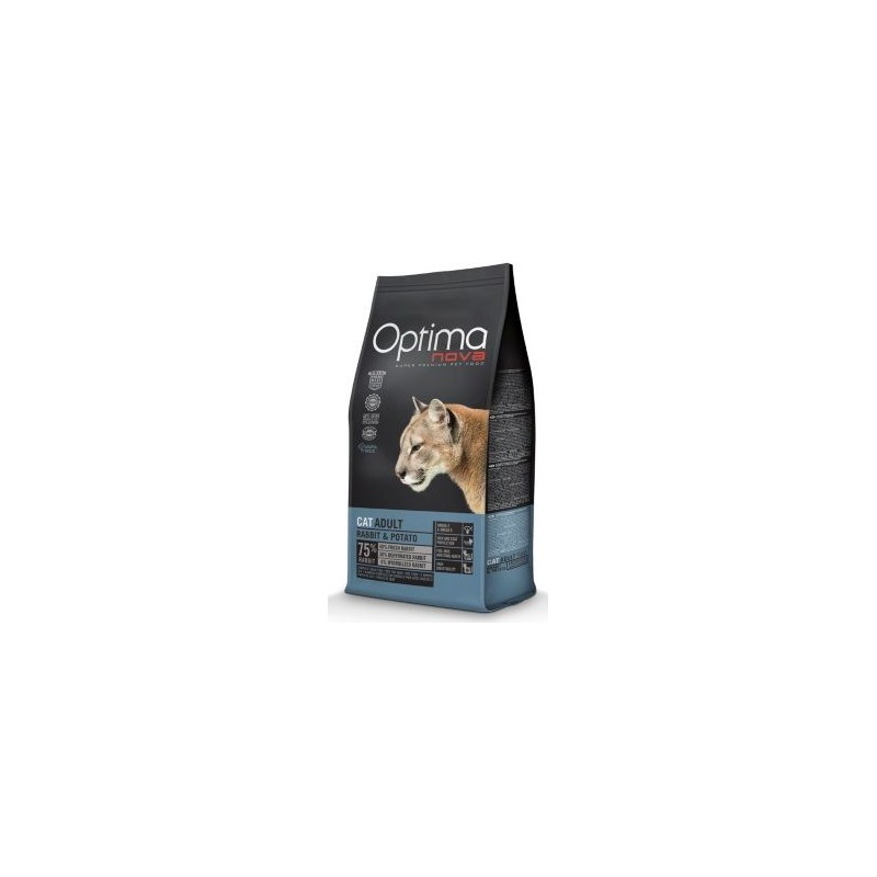 Pienso Gato Conejo Adulto 8kg Optimanova Visan